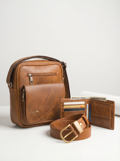 TRIO VELEZ PARA HOMBRE DE CUERO - ¡OFERTA SOLO POR HOY!